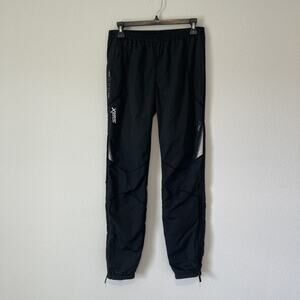 Swix X Tech Pants Women Medium Softshell Black Water Resistant Zip Pockets Ski